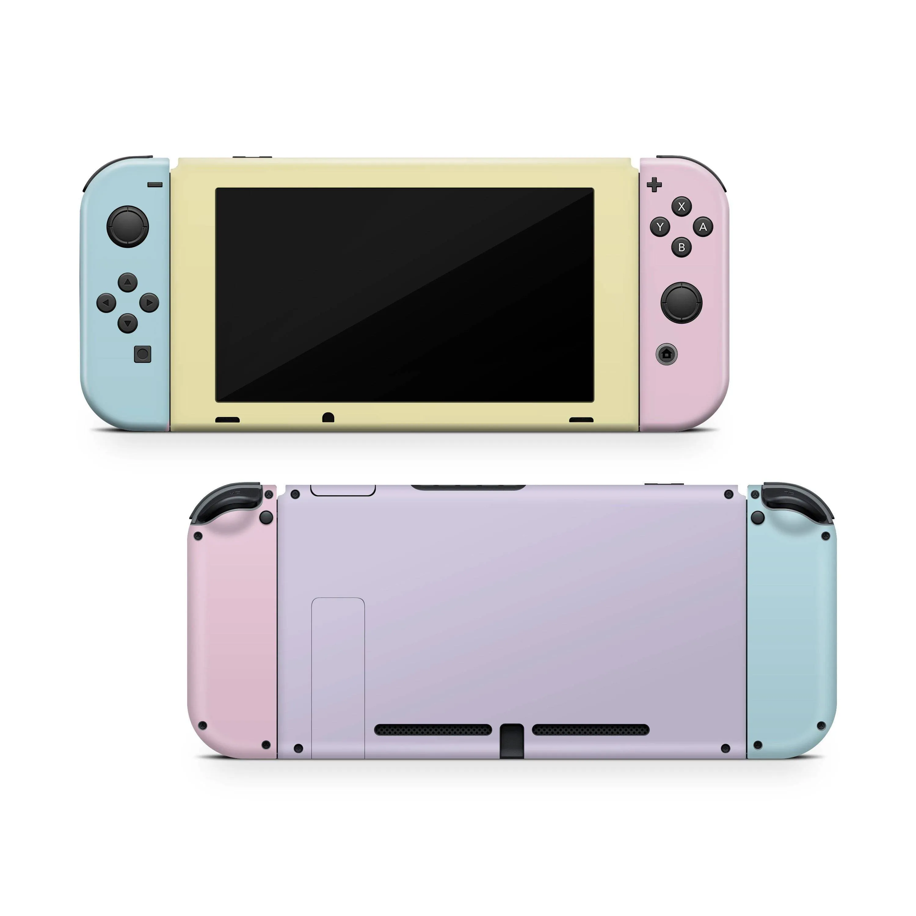 Nintendo Switch Skin Decals - Colored 80s - Wrap Vinyl Sticker