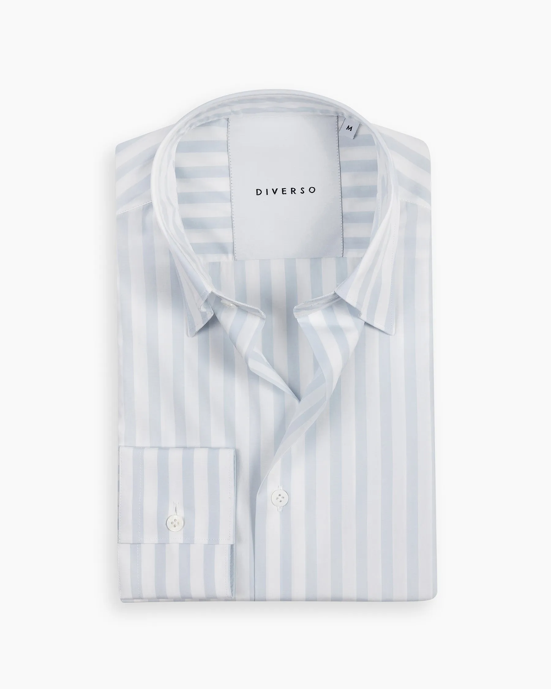 Pastel Sky Blue Stripe Nascosto Shirt