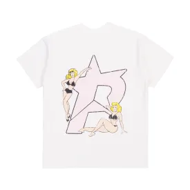 Pieces Beach Bum P Star Tee White