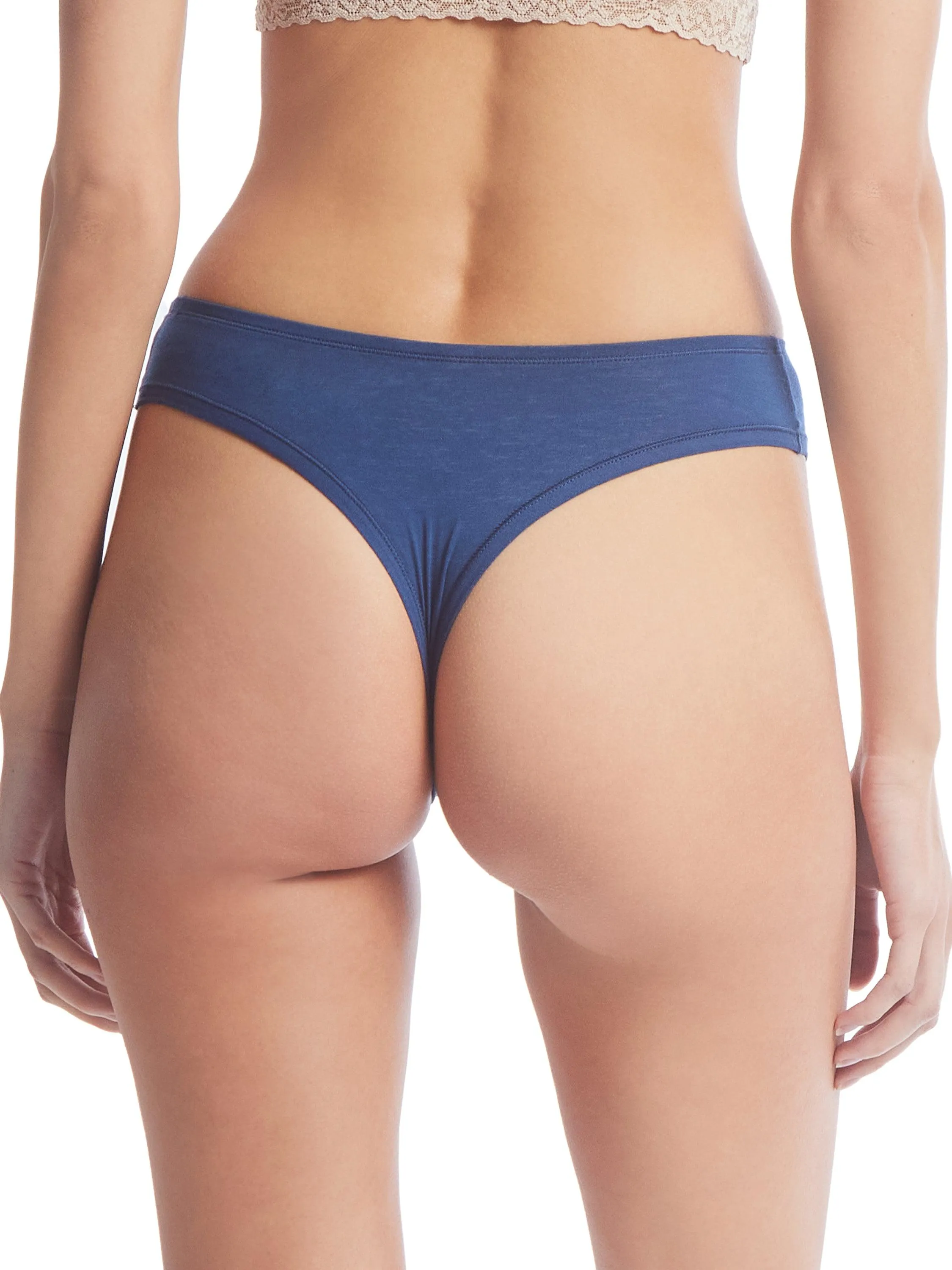 PlayStretch™ Natural Rise Thong Bateau Blue