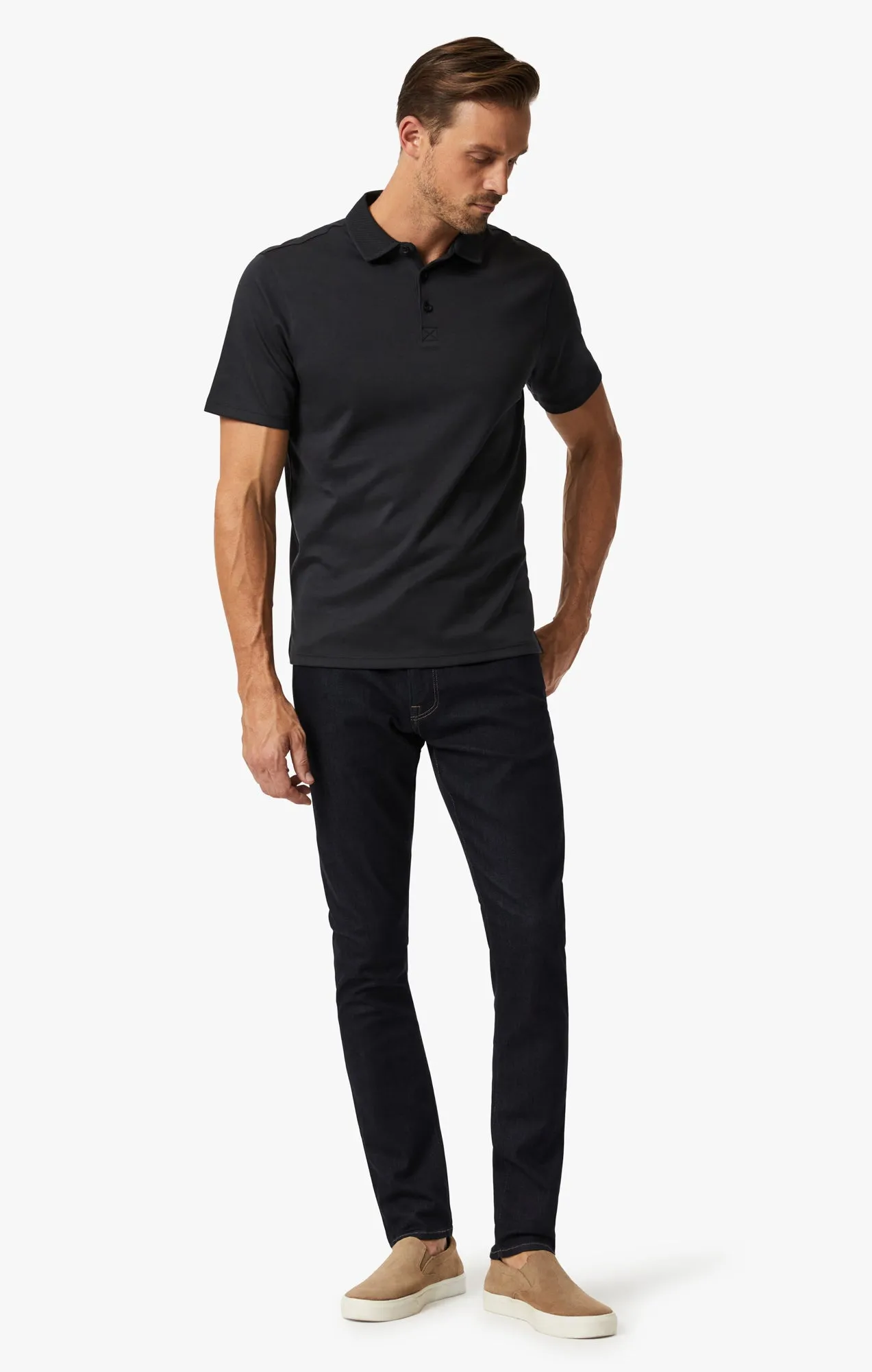 Polo T-Shirt In Black