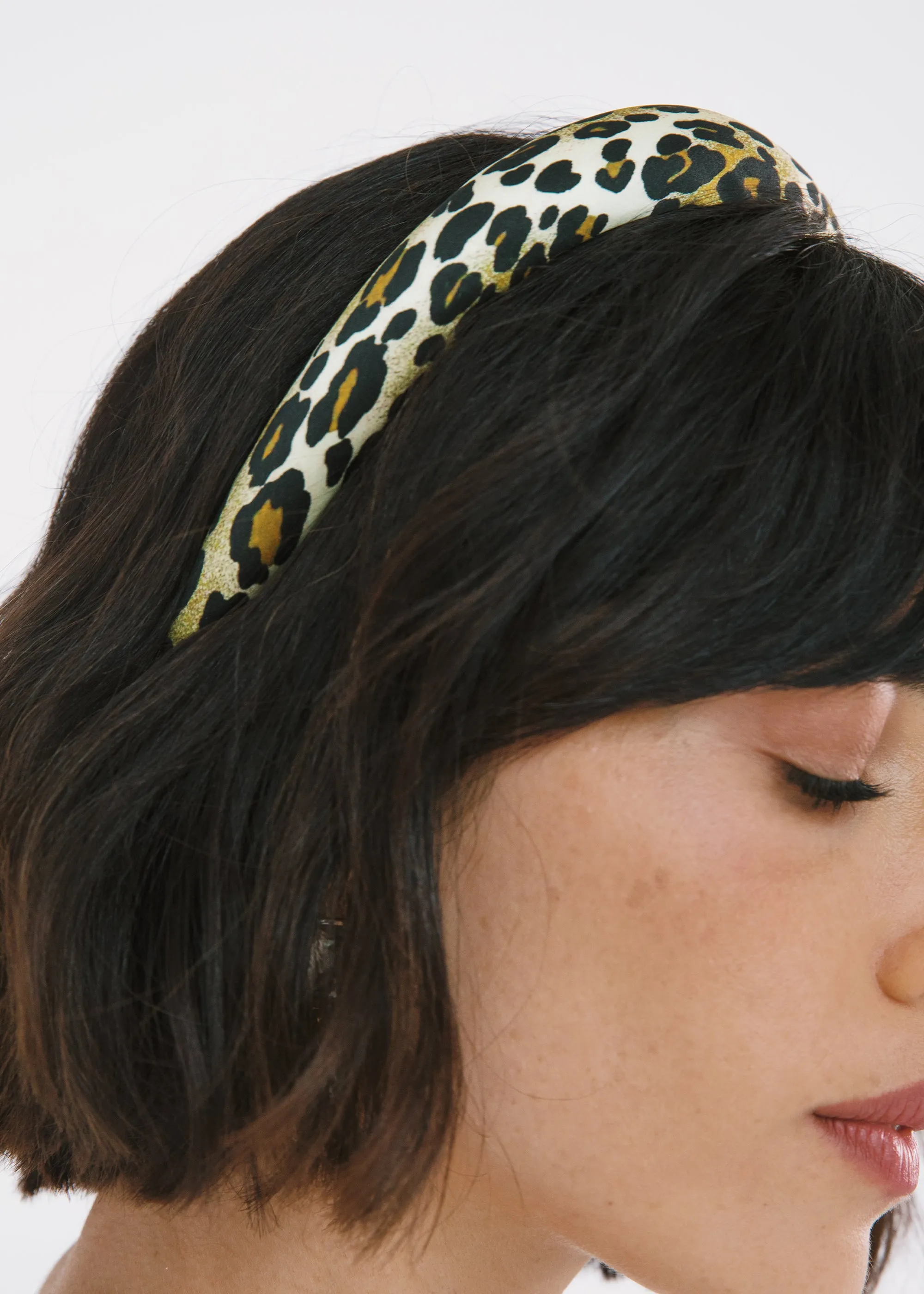 Printed Tori Headband -- Leopard Print