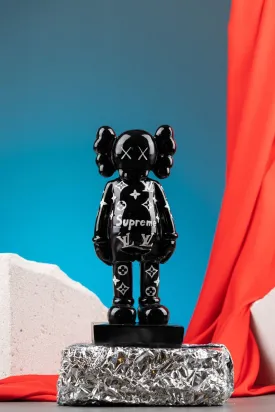 Supreme Shadow: The Black Supreme KAWS Figure