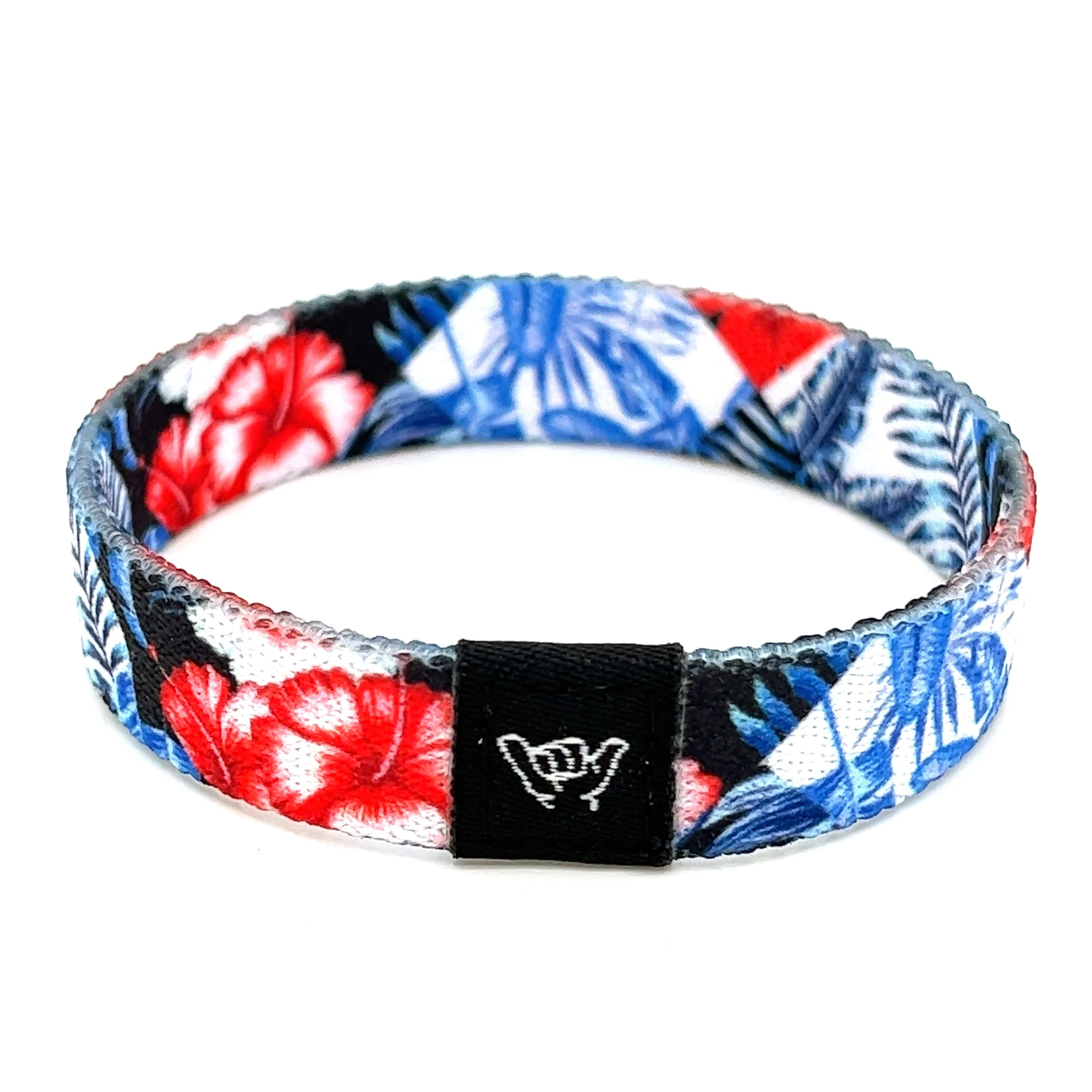 Tropical Patchwork Wristband Bracelet