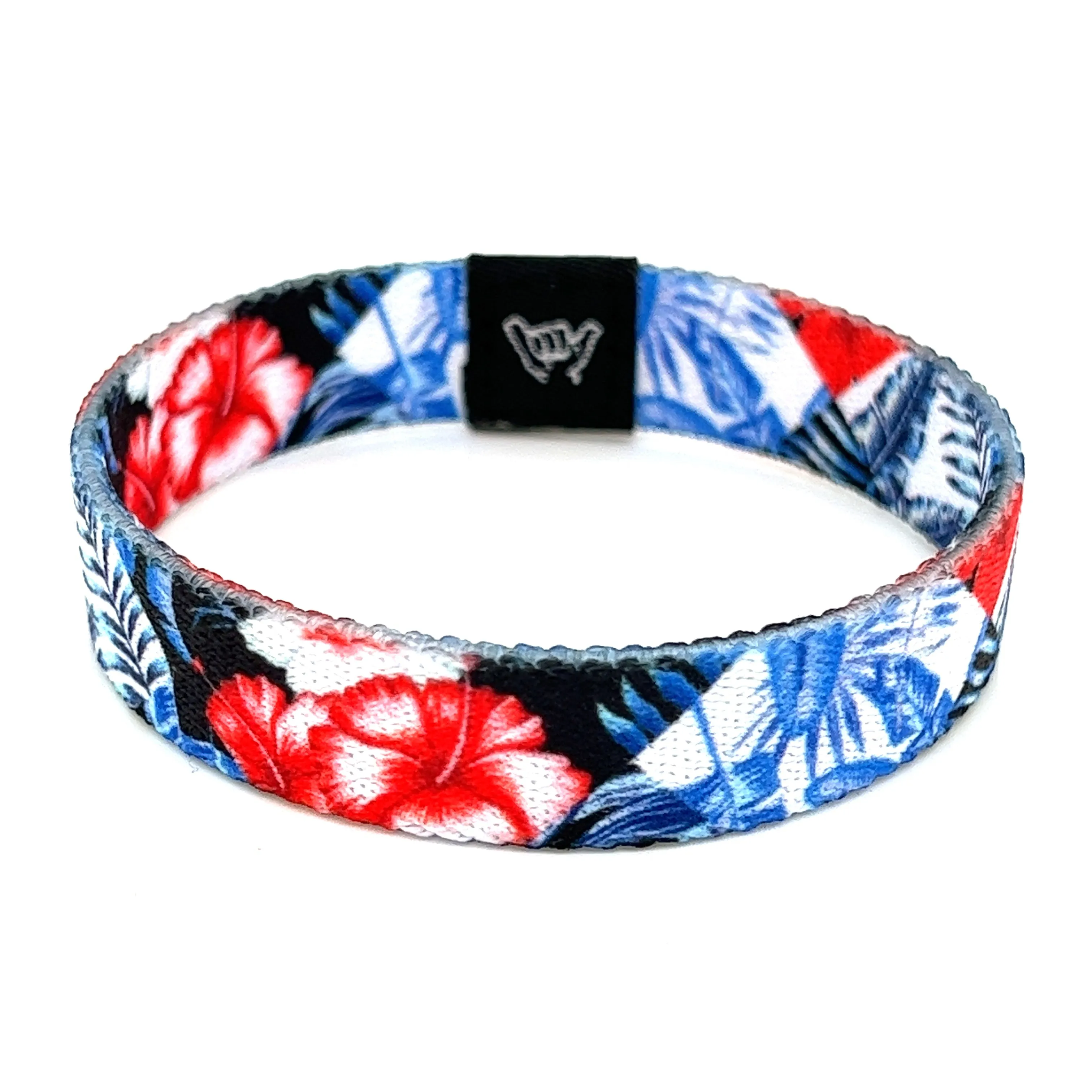 Tropical Patchwork Wristband Bracelet