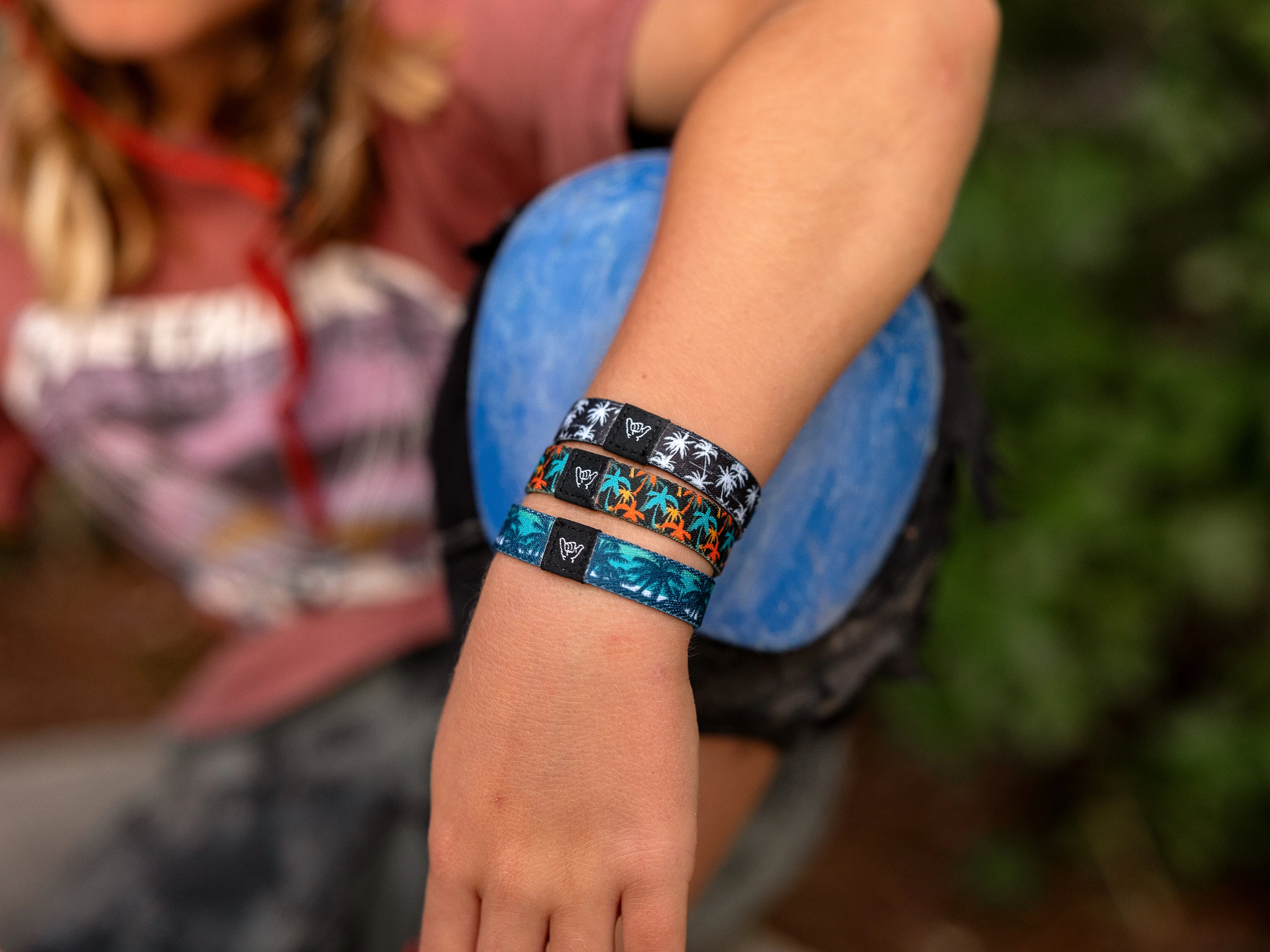 Tropical Patchwork Wristband Bracelet