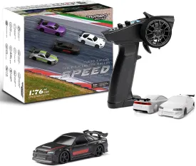 Turbo Racing 1:76 Mini Drift RC Car (Black Sports)