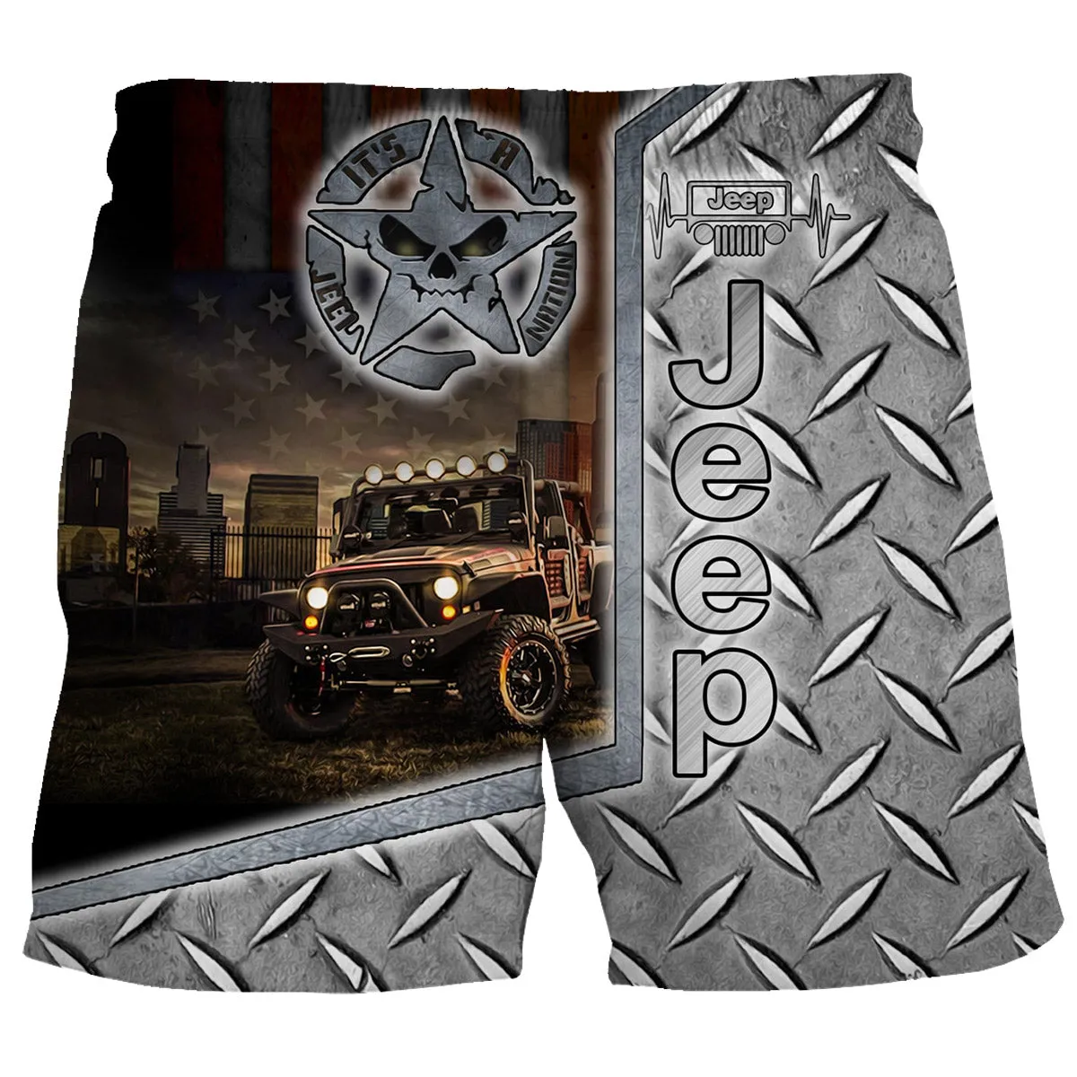 US Metallic Jeep Rider - Short