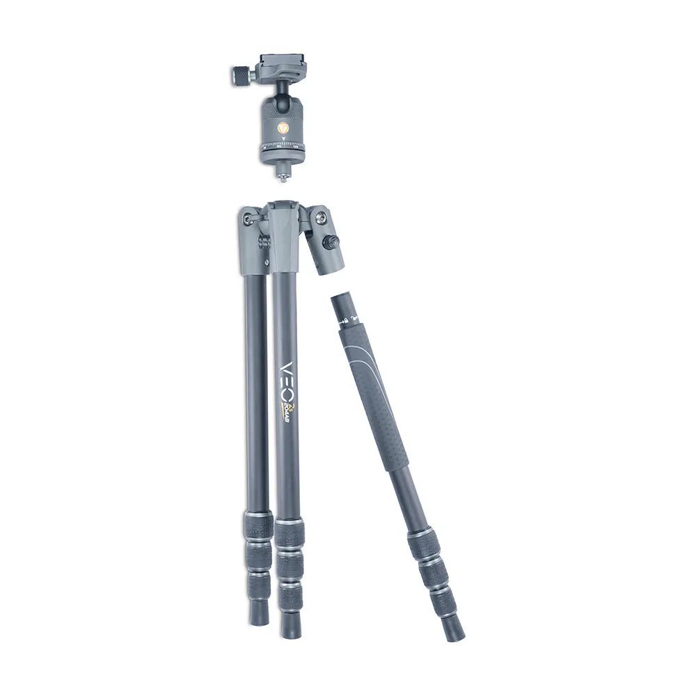 VEO 2S 204AB Aluminum Travel Tripod/Monopod with Ball Head Kit