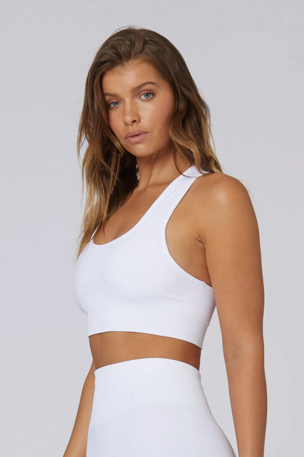 Wellness Warrior Seamless Bra -White