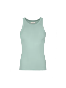 Women's 365 Lightweight Rib Tank Top—eucalyptus blue