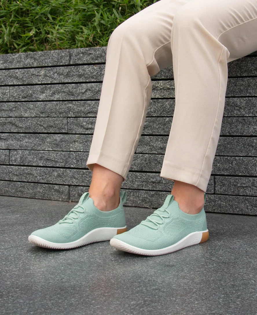 Women's KNX Knit Sneaker  |  Granite Green/Lichen