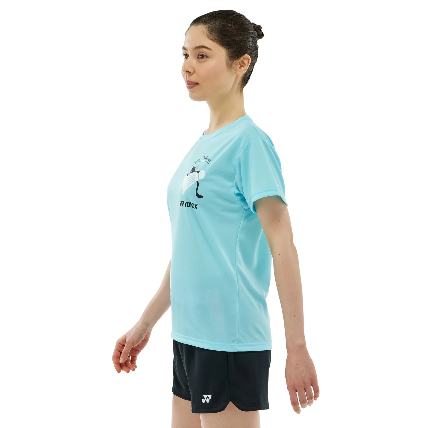 Yonex Sports Shirt 16727Y Aqua Blue (Made in Japan) WOMEN'S