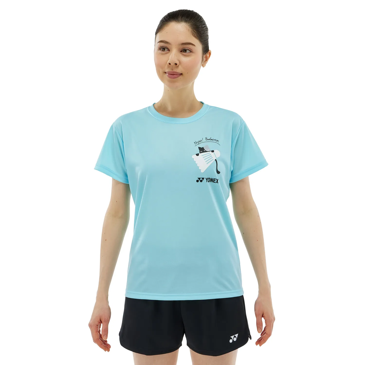 Yonex Sports Shirt 16727Y Aqua Blue (Made in Japan) WOMEN'S