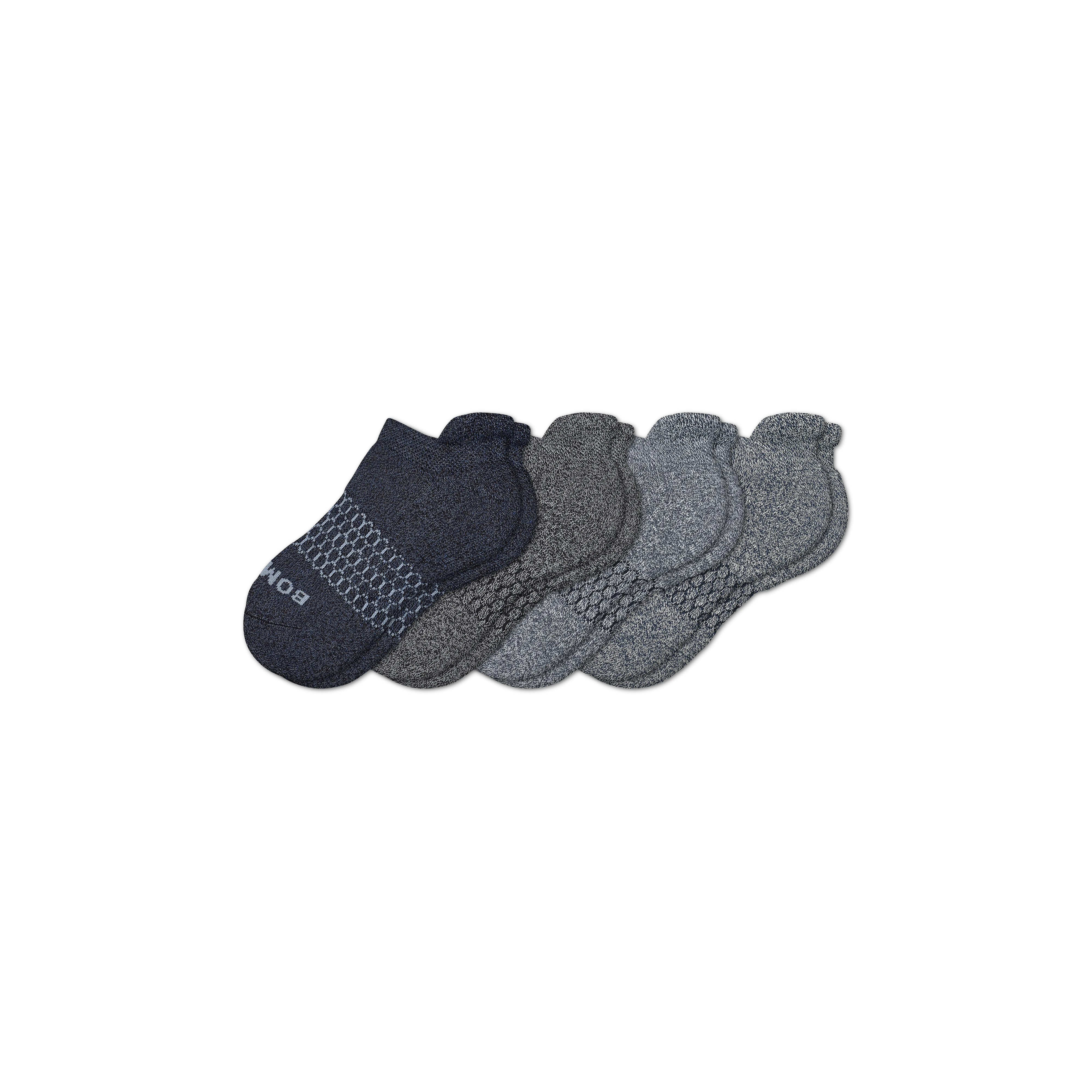 Youth Marl Ankle Sock 4-Pack