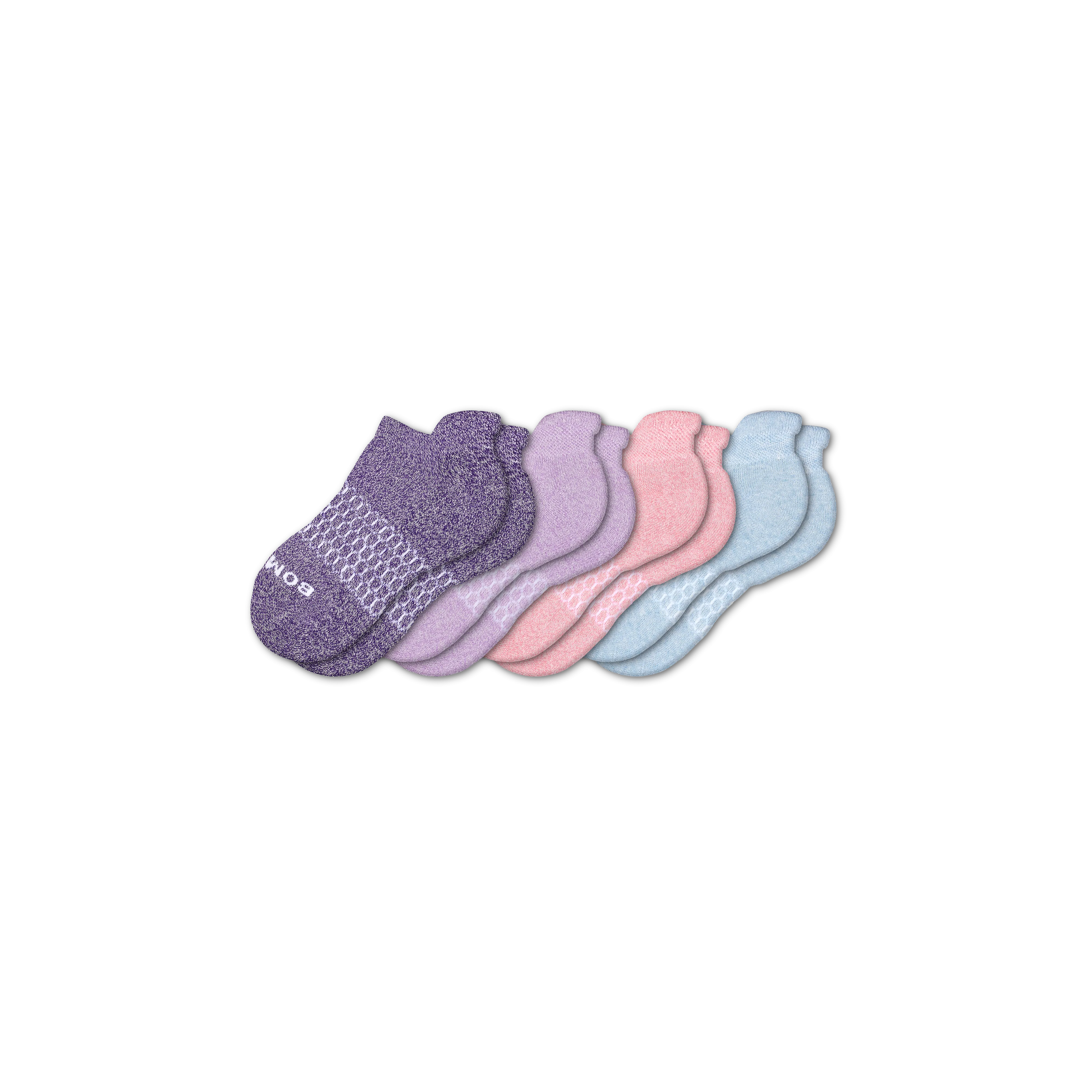 Youth Marl Ankle Sock 4-Pack